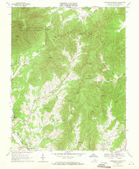 Hi-Res Interactive Map of Horseshoe Mountain, Nelson County, VA in 1967 ...